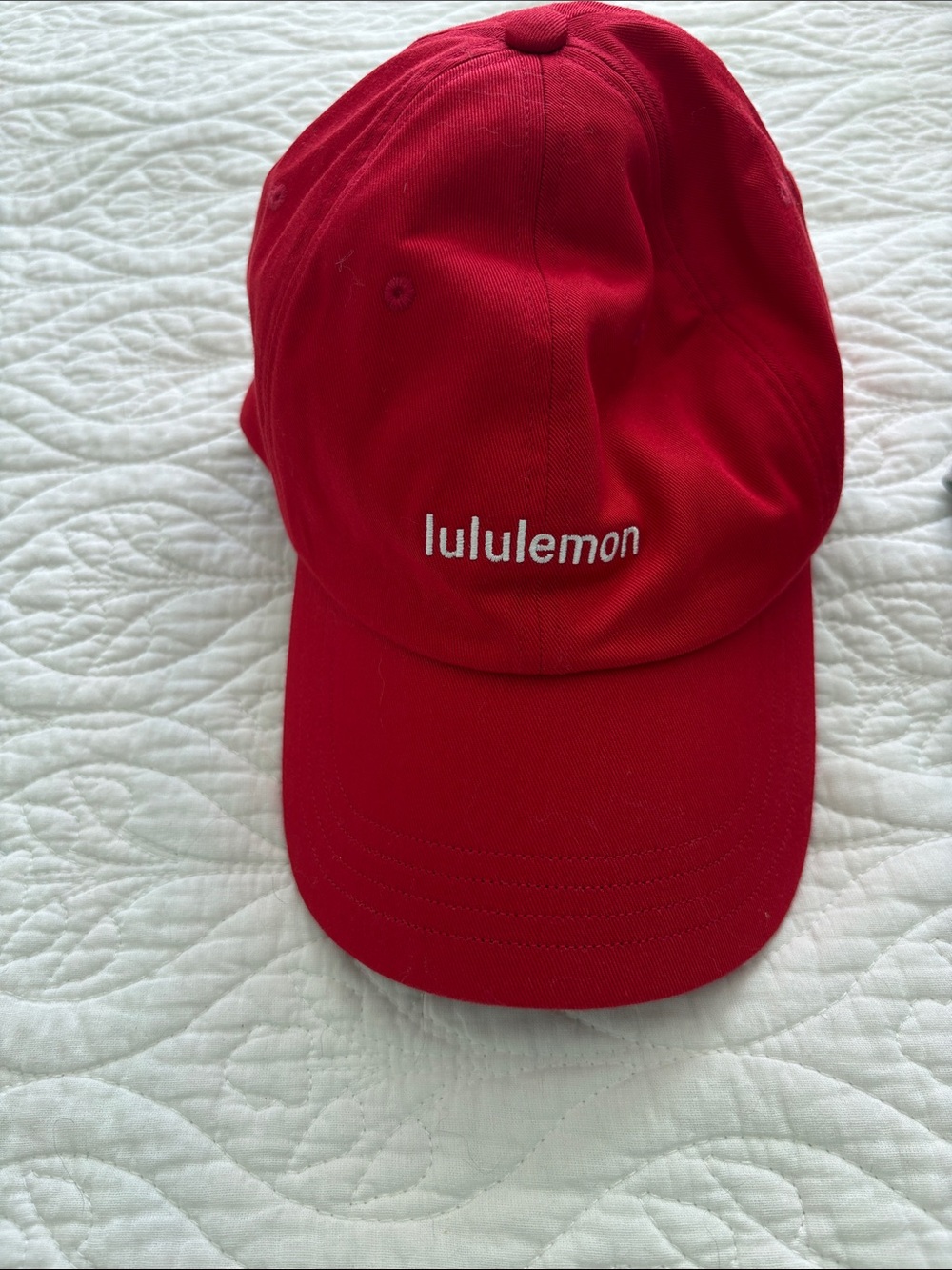 lululemon athletica women’s Bright Red Baseball Cap
